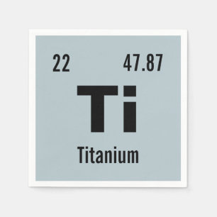 Anpassen dieses chemischen Elements Serviette
