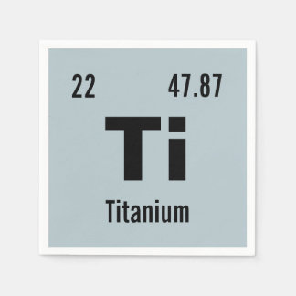 Anpassen dieses chemischen Elements Serviette
