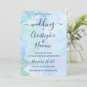 Anpassen dieses Hintergrunds für die Wasserfarbe Einladung (Stehend Vorderseite)