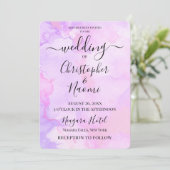 Anpassen dieses Hintergrunds für die Wasserfarbe Einladung (Stehend Vorderseite)