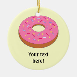 Anpassen dieses Ring Doughnut Graphic Keramik Ornament