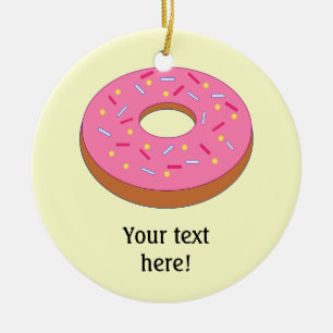 Anpassen dieses Ring Doughnut Graphic Keramik Ornament