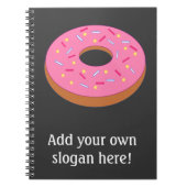 Anpassen dieses Ring Doughnut Graphic Notizblock (Vorderseite)