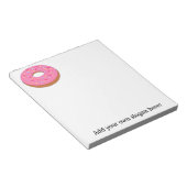 Anpassen dieses Ring Doughnut Graphic Notizblock (angewinkelt)