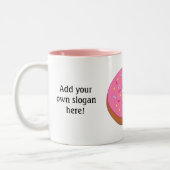 Anpassen dieses Ring Doughnut Graphic Zweifarbige Tasse (Links)