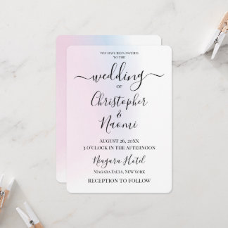 Anpassen dieses subtilen Pastellhintergrundes Einladung