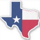 Anpassen dieses Texas-Flag Aufkleber (Vorderseite)