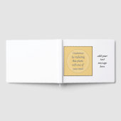 Anpassen durch Hinzufügen von Foto oder Kunst Gästebuch (Voll)