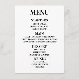 Anpassen - Eigenes Menü erstellen Menükarte