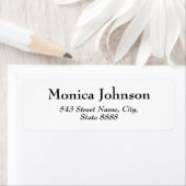 Anpassen einfacher schwarzer Text in elegantem Wei (Insitu)