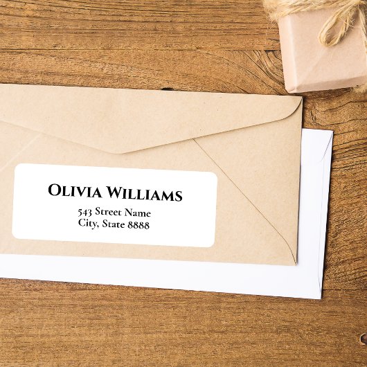 Anpassen einfacher schwarzer Text in elegantem Wei