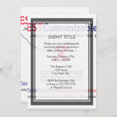  Anpassen! Einladung (Vorne/Hinten)