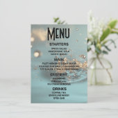 Anpassen - Erstellen Sie Ihre eigenen grünen und g Menükarte (Stehend Vorderseite)