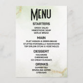 Anpassen - Erstellen Sie Ihren eigenen subtilen gr Menükarte (Vorderseite)