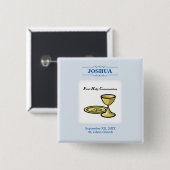 Anpassen, Erster Kommunion Körper und Blut Button (Vorne & Hinten)