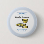 Anpassen, Erster Kommunion Körper und Blut Button (Vorderseite)