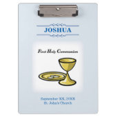 Anpassen, Erster Kommunion Körper und Blut Klemmbrett (Vorderseite)