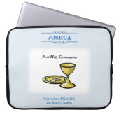 Anpassen, Erster Kommunion Körper und Blut Laptopschutzhülle (Vorderseite)