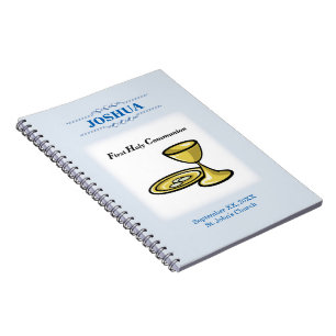 Anpassen, Erster Kommunion Körper und Blut Notizblock