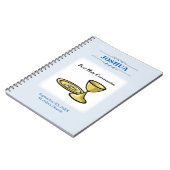 Anpassen, Erster Kommunion Körper und Blut Notizblock (Linke Seite)