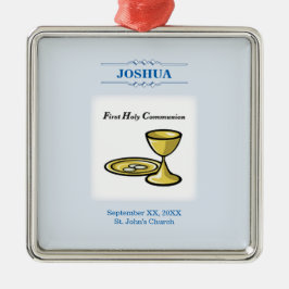 Anpassen, Erster Kommunion Körper und Blut Ornament Aus Metall
