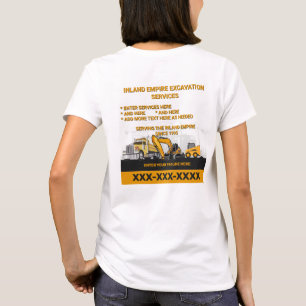 Anpassen Excavation General Contractor Constructi T-Shirt