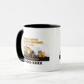 Anpassen Excavation General Contractor Constructi Tasse (Vorderseite Links)