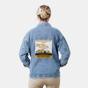 Anpassen Excavation Generalunternehmer Bau Jeansjacke
