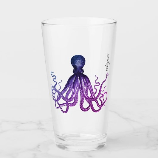 Anpassen großer Tumbler - Octopus Miami (Vorderseite)