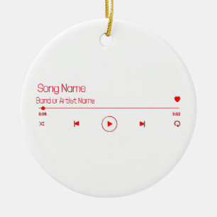 Anpassen Ihrer Lieblingsmusik Keramik Ornament