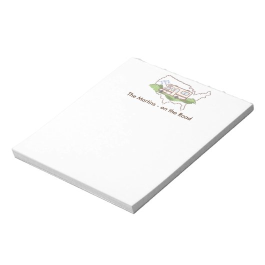 Anpassen Ihrer Road Trip USA Notepad Notizblock (Rotiert)