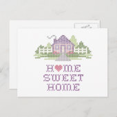 Anpassen Ihrer Zuhause Sweet Zuhause-Postkarte Postkarte (Vorne/Hinten)
