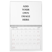 Anpassen Ihres 2025 großen vollen Zahlenkalenders Kalender (Feb 2027)