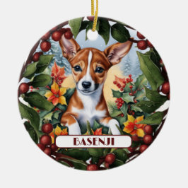 Anpassen Ihres Basenji Weihnachtsschmuck
