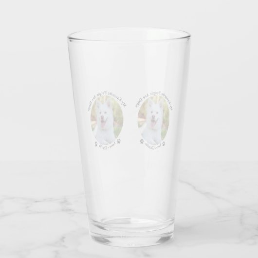 Anpassen Ihres eigenen Personalisierten Fotos und Glas (Rückseite)