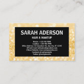 Anpassen Ihres Glitzer Visitenkarte (Rückseite)