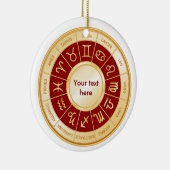 Anpassen Ihres Horoskop-Ornaments Keramikornament (Rechts)