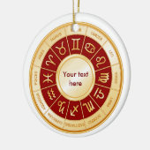 Anpassen Ihres Horoskop-Ornaments Keramikornament (Links)