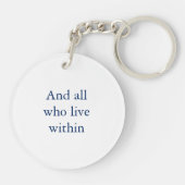 Anpassen Ihres Schlüsselanhängers Schlüsselanhänger (Rückseite)