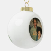 Anpassen Ihres Weihnachtsbaumes Keramik Kugel-Ornament (Links)