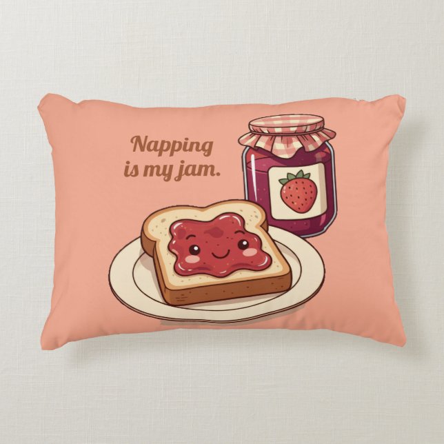 [Anpassen] ist mein Ding - süße Marmelade und Toas Dekokissen (Vorderseite)