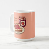 [Anpassen] ist mein Lieblingsding - süße Marmelade Kaffeetasse (Vorderseite Links)