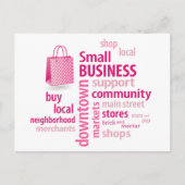 Anpassen kleiner Unternehmen Postkarte (Vorderseite)