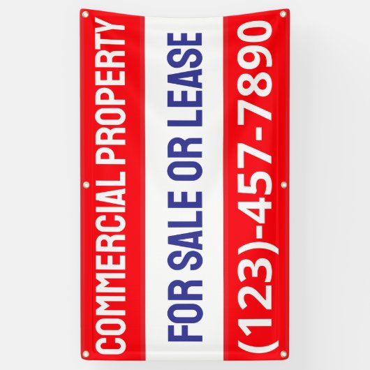 Anpassen Kommerzieller Immobilien für Verkauf oder Banner (Vertikal)