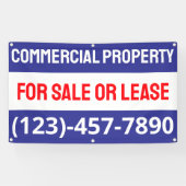 Anpassen Kommerzieller Immobilien für Verkauf oder Banner (Horizontal)