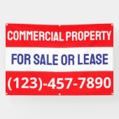 Anpassen Kommerzieller Immobilien für Verkauf oder Banner (Horizontal)