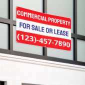 Anpassen Kommerzieller Immobilien für Verkauf oder Banner (Äußeres Gebäude)