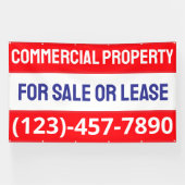 Anpassen Kommerzieller Immobilien für Verkauf oder Banner (Horizontal)