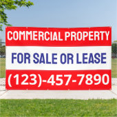 Anpassen Kommerzieller Immobilien für Verkauf oder Banner (Außenbereich)