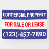 Anpassen Kommerzieller Immobilien für Verkauf oder Banner (Horizontal)